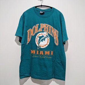 Vintage 1996 Nutmeg Miami Dolphins NFL T-shirt Size Large